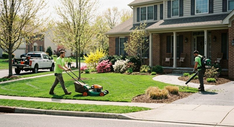 Lawn Mowing and Trimming